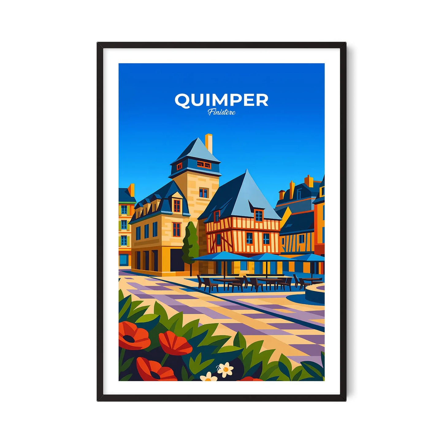 Affiche Quimper