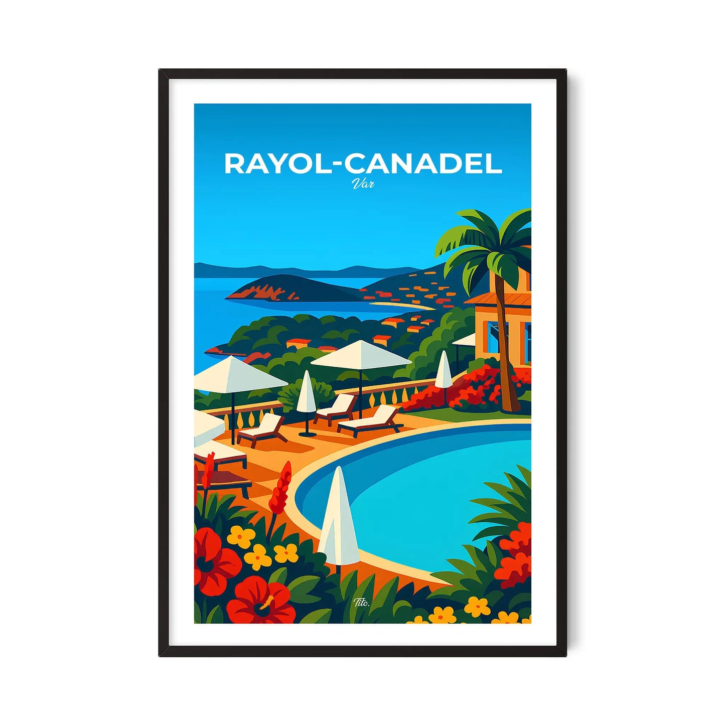 Affiche Rayol-Canadel