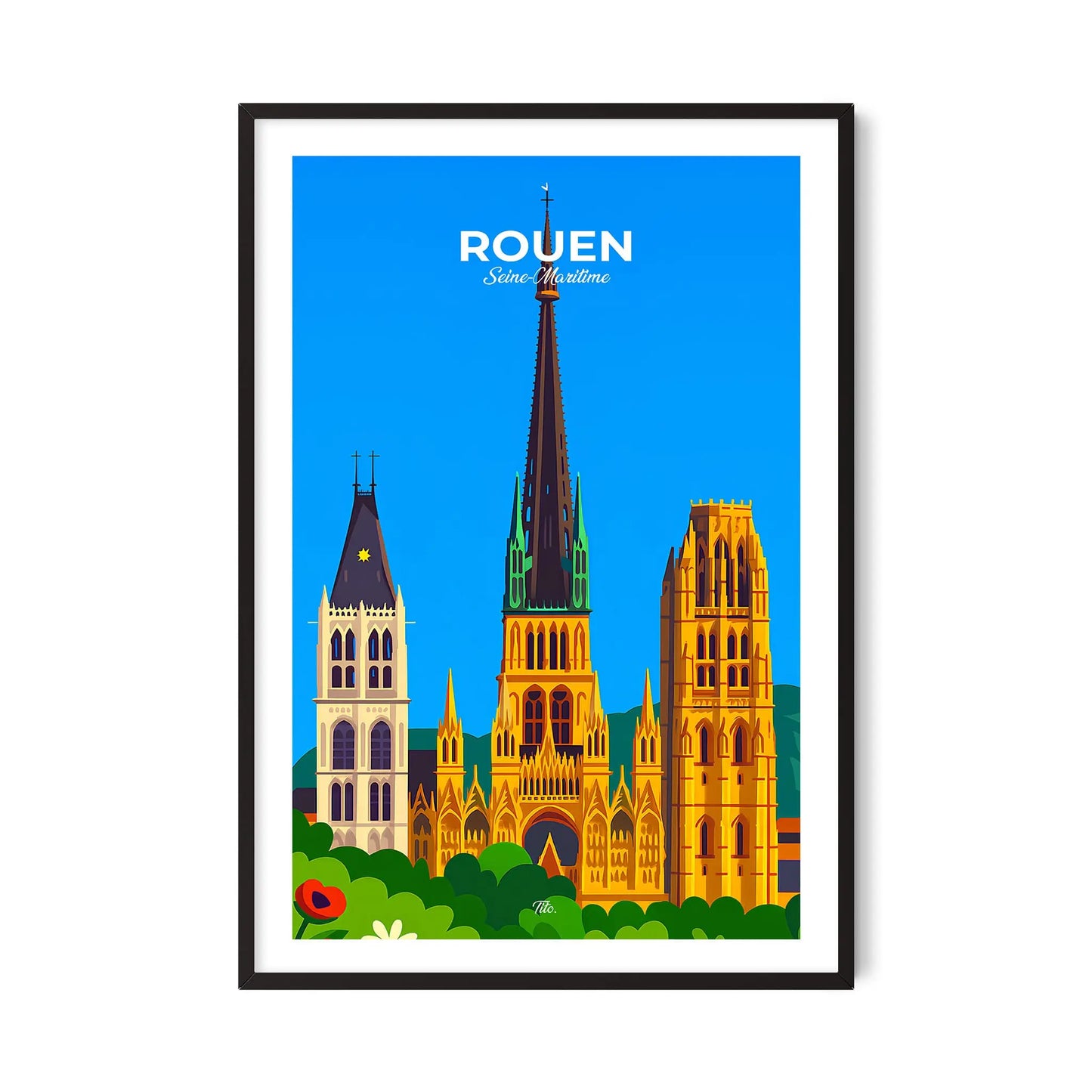 Affiche Rouen