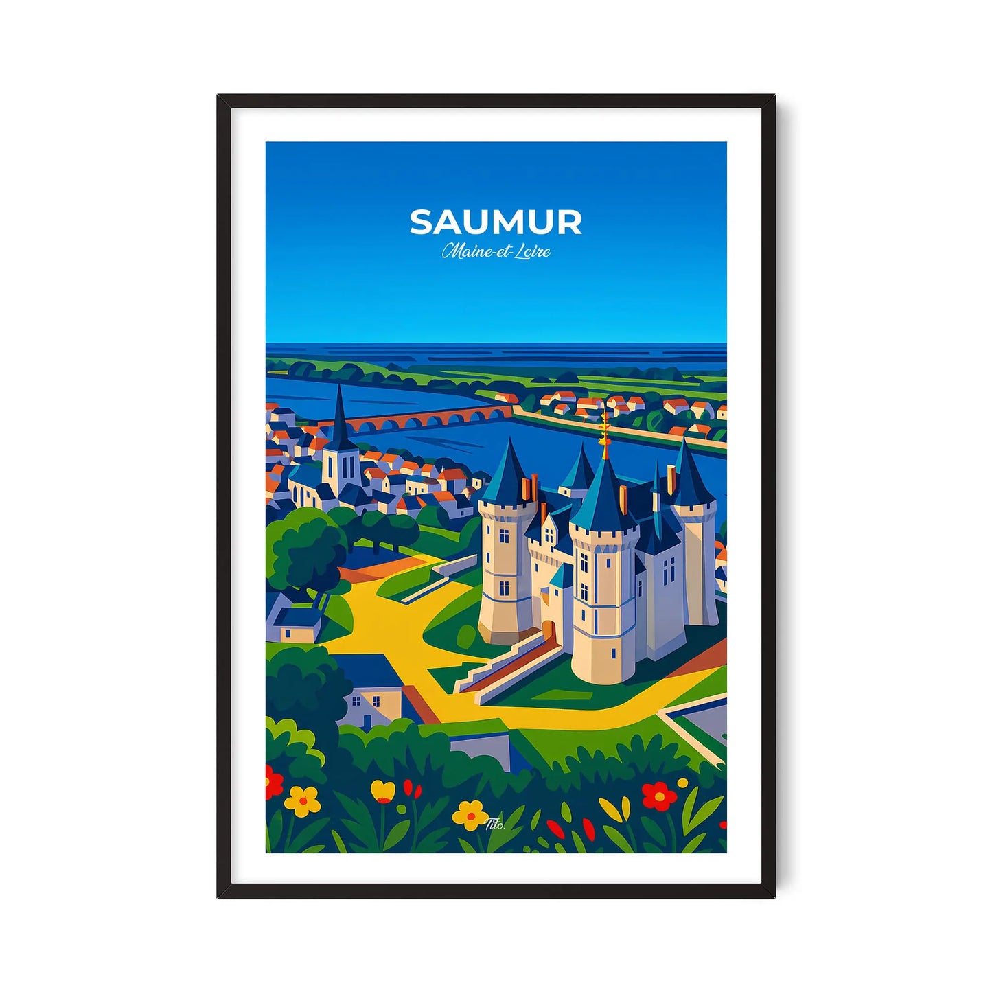 Affiche Saumur