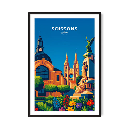 Affiche Soissons