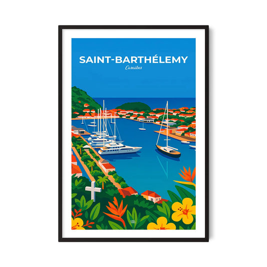 Affiche Saint-Barthélemy