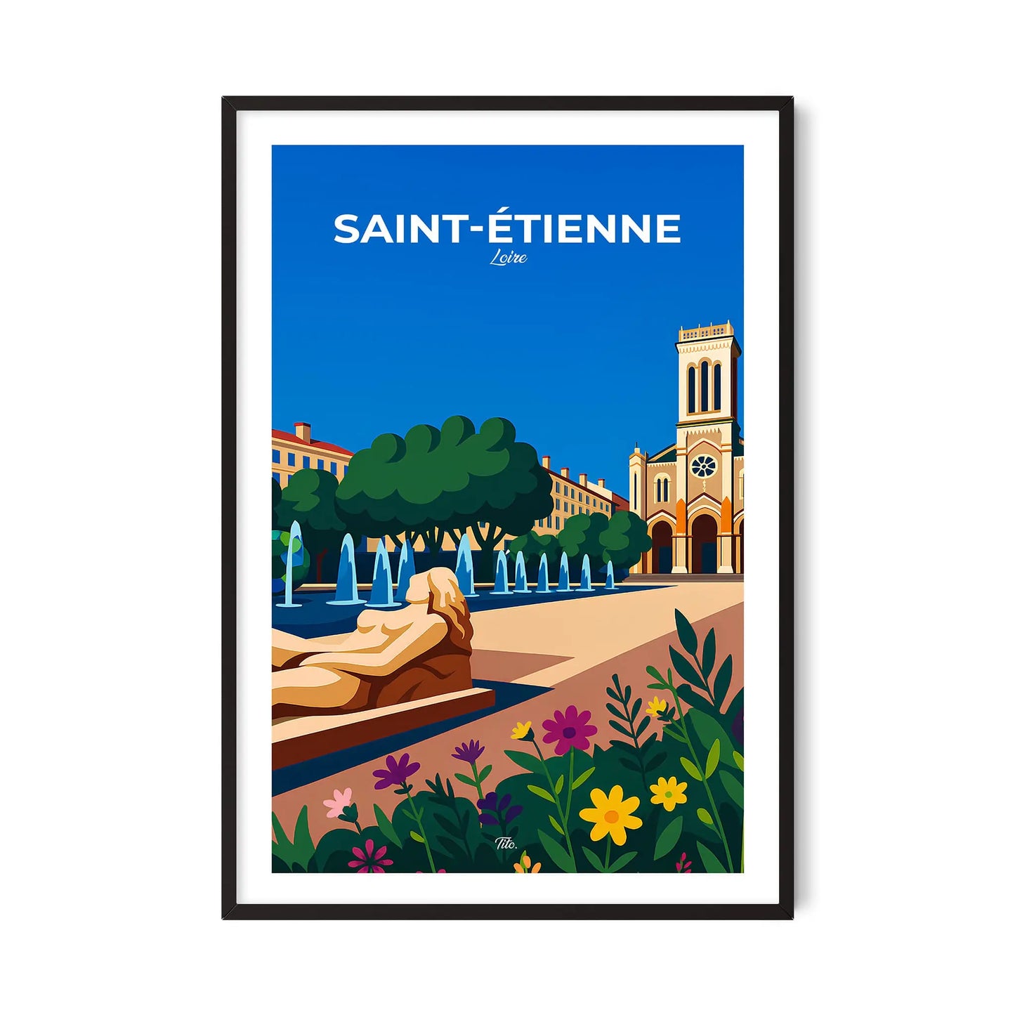 Affiche Saint-Étienne