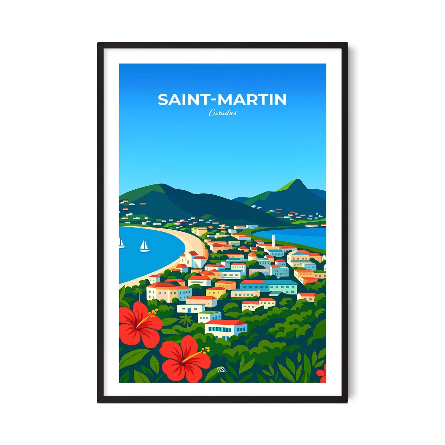 Affiche Saint-Martin