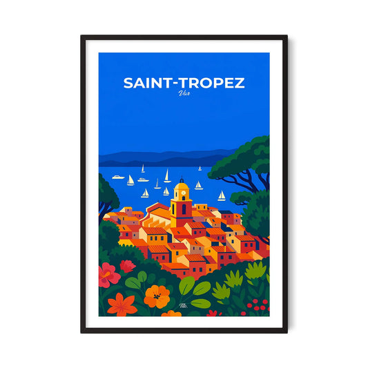 Affiche Saint-Tropez