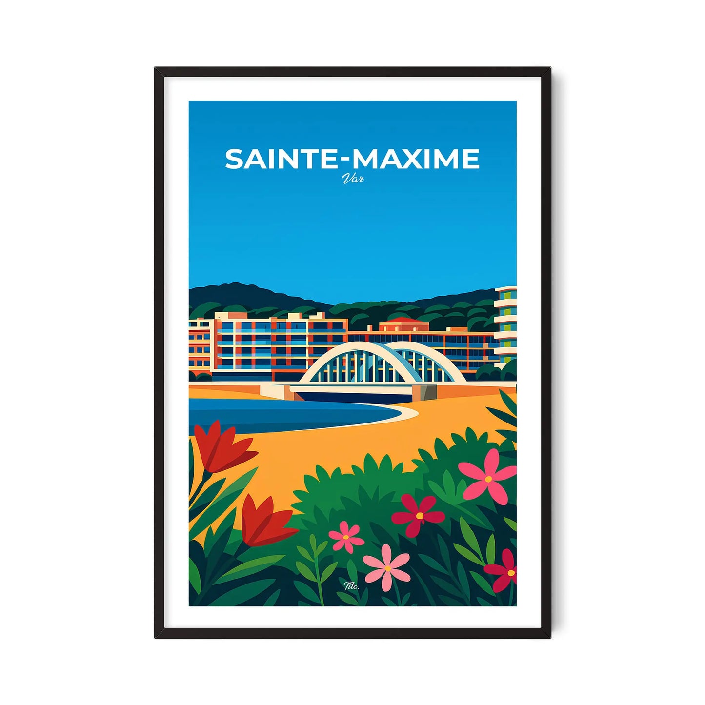 Affiche Sainte-Maxime