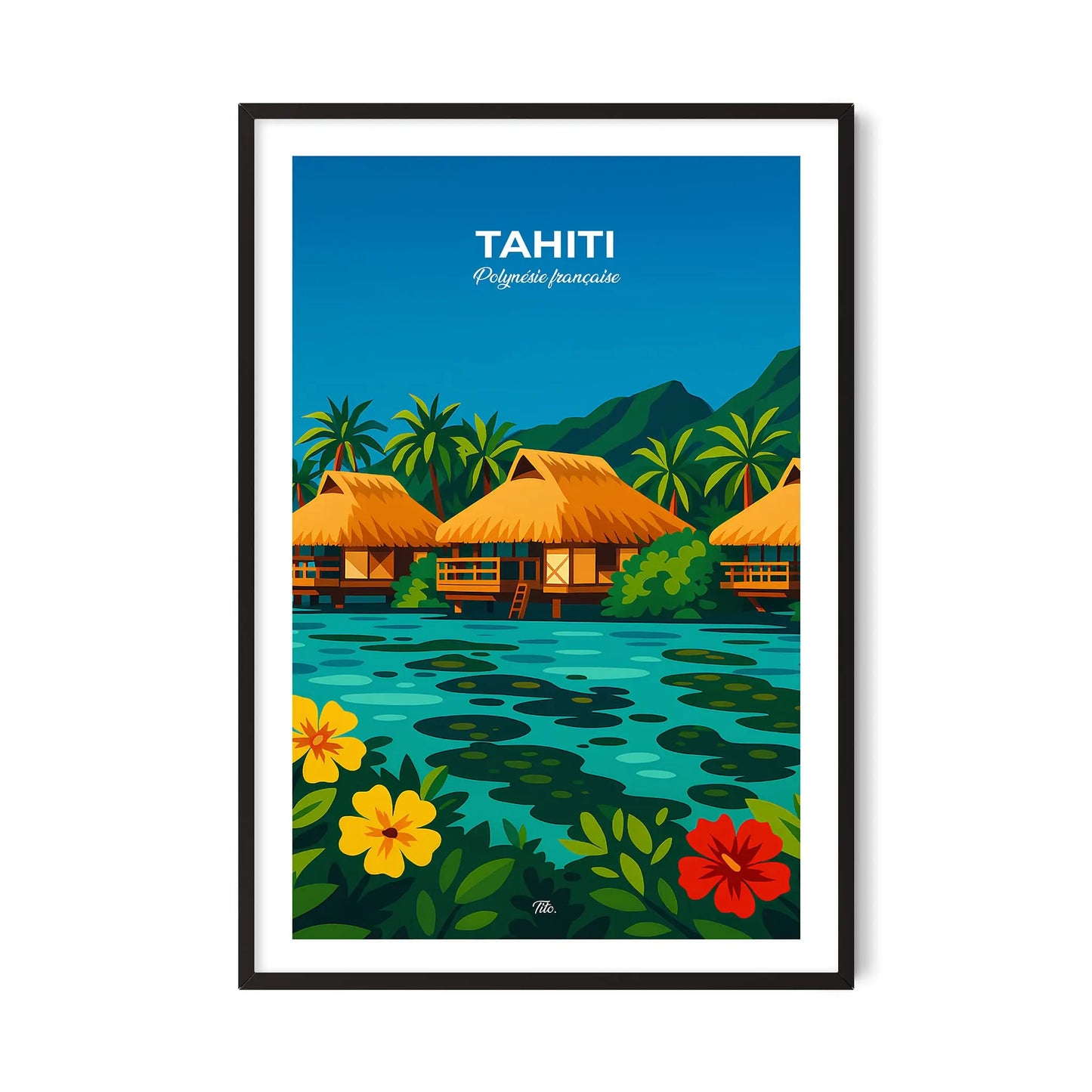 Affiche Tahiti