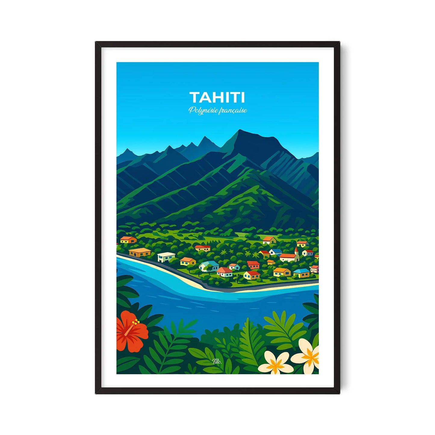 Affiche Tahiti