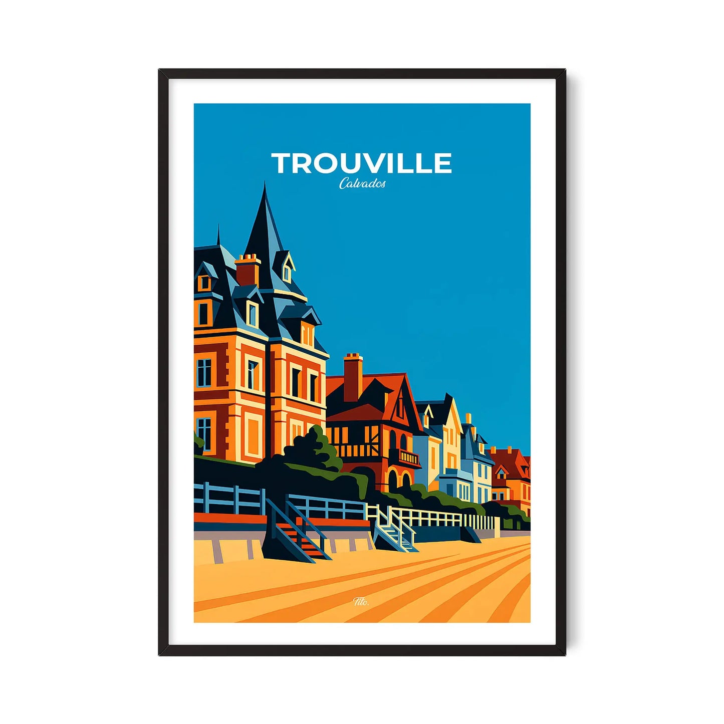 Affiche Trouville-sur-Mer