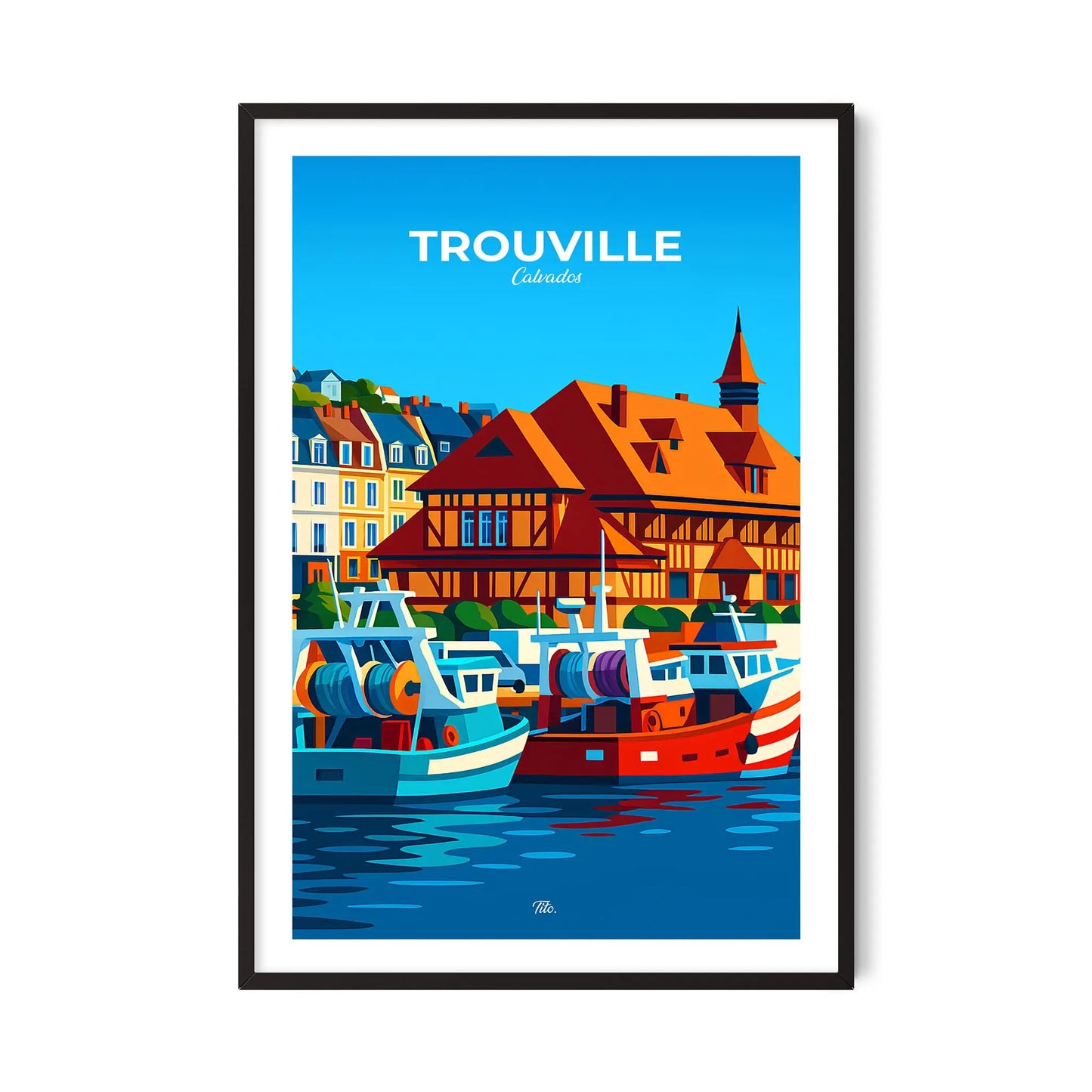 Affiche Trouville-sur-Mer