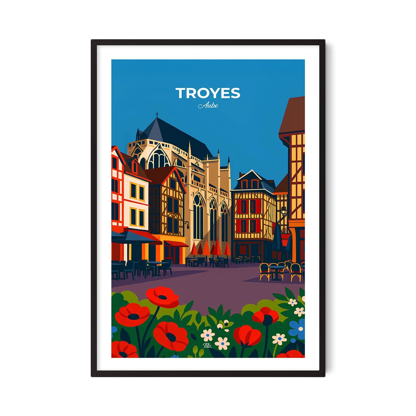 Affiche Troyes