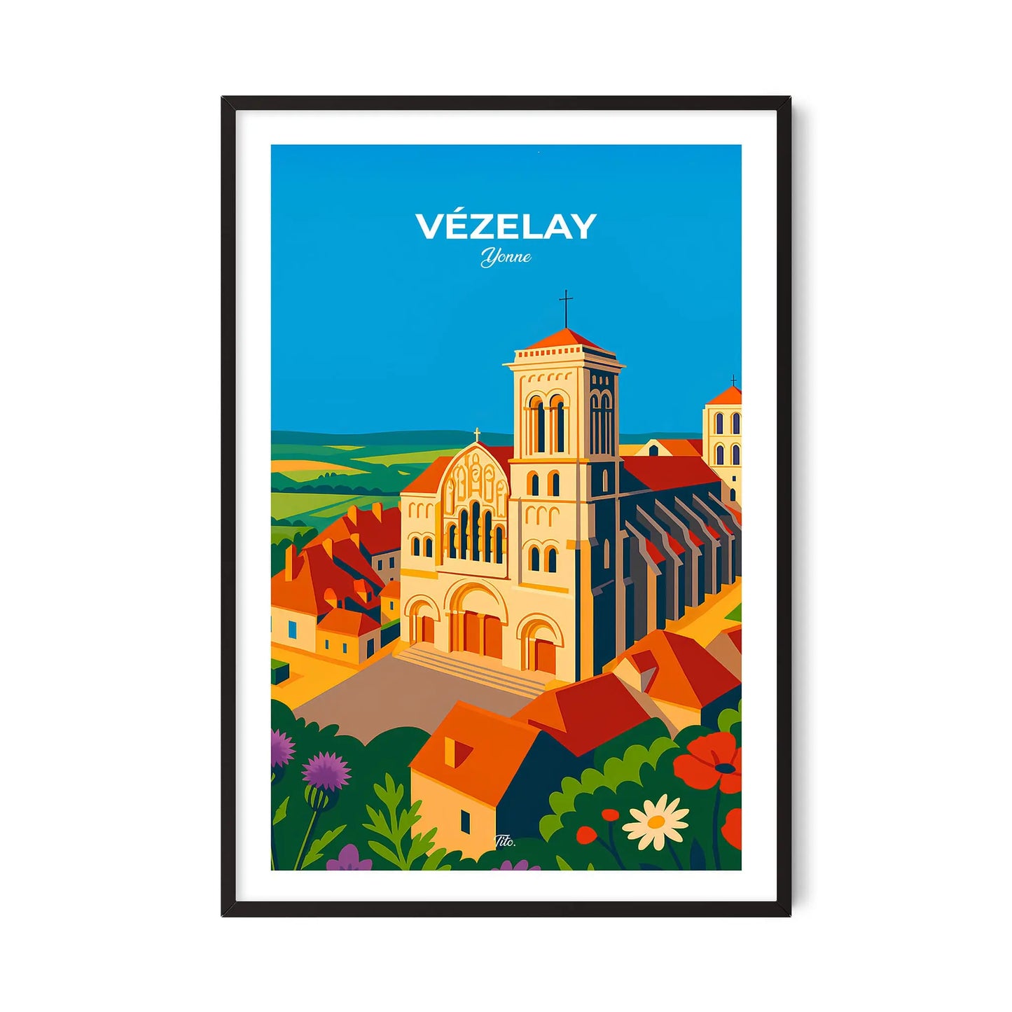 Affiche Vézelay