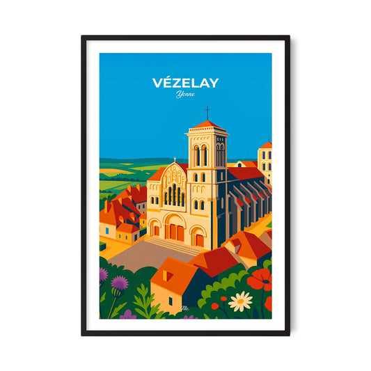Affiche Vézelay