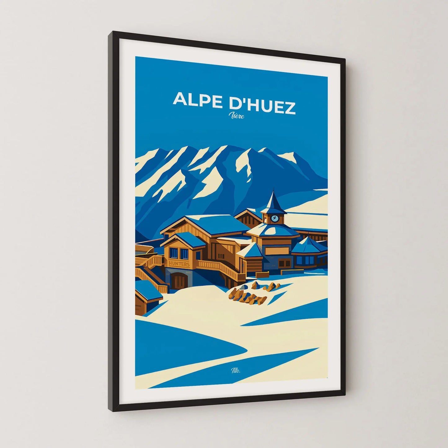 Affiche Alpe d'Huez