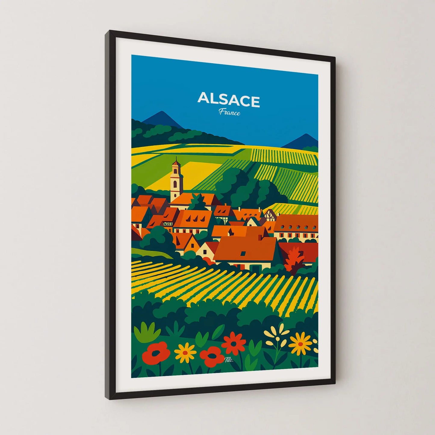 Affiche Alsace
