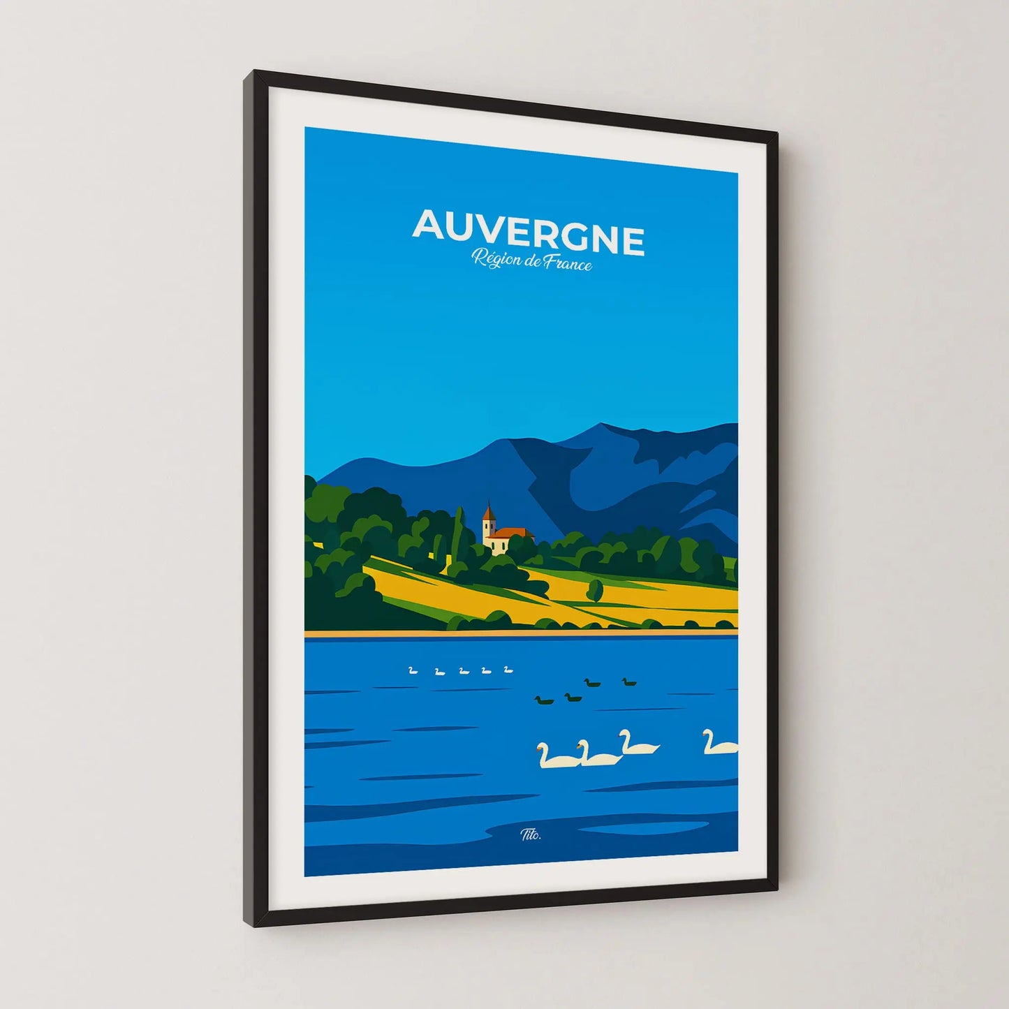 Affiche Auvergne