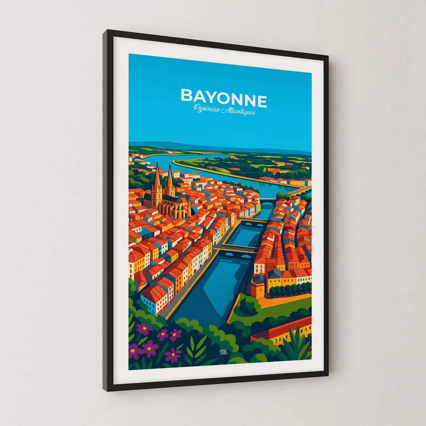 Affiche Bayonne