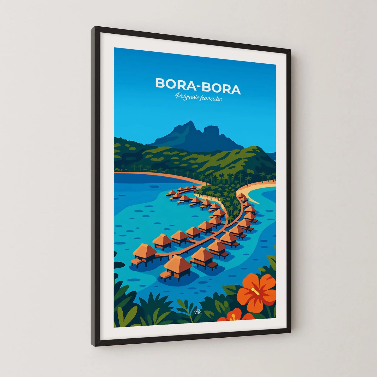 Affiche Bora-Bora
