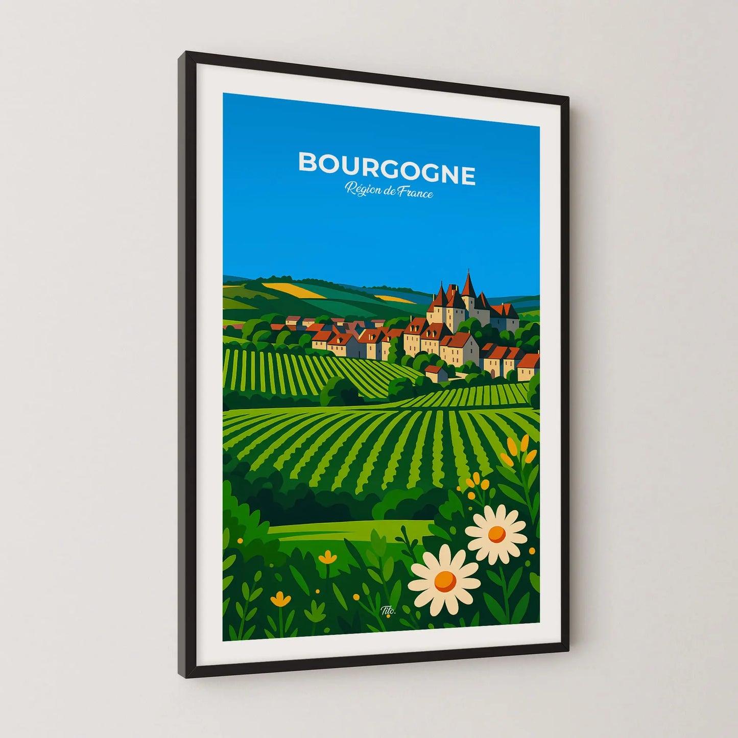 Affiche Bourgogne
