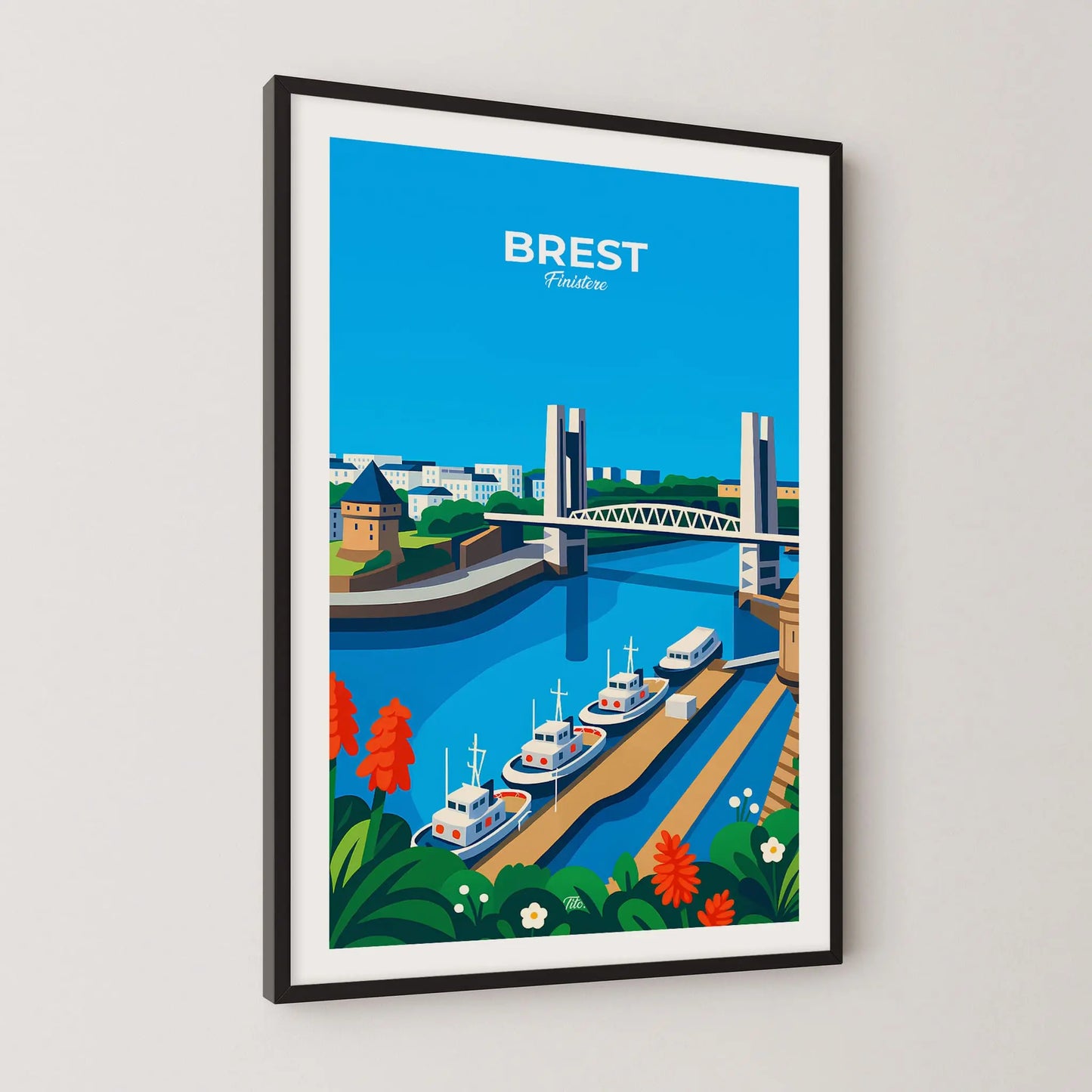 Affiche Brest