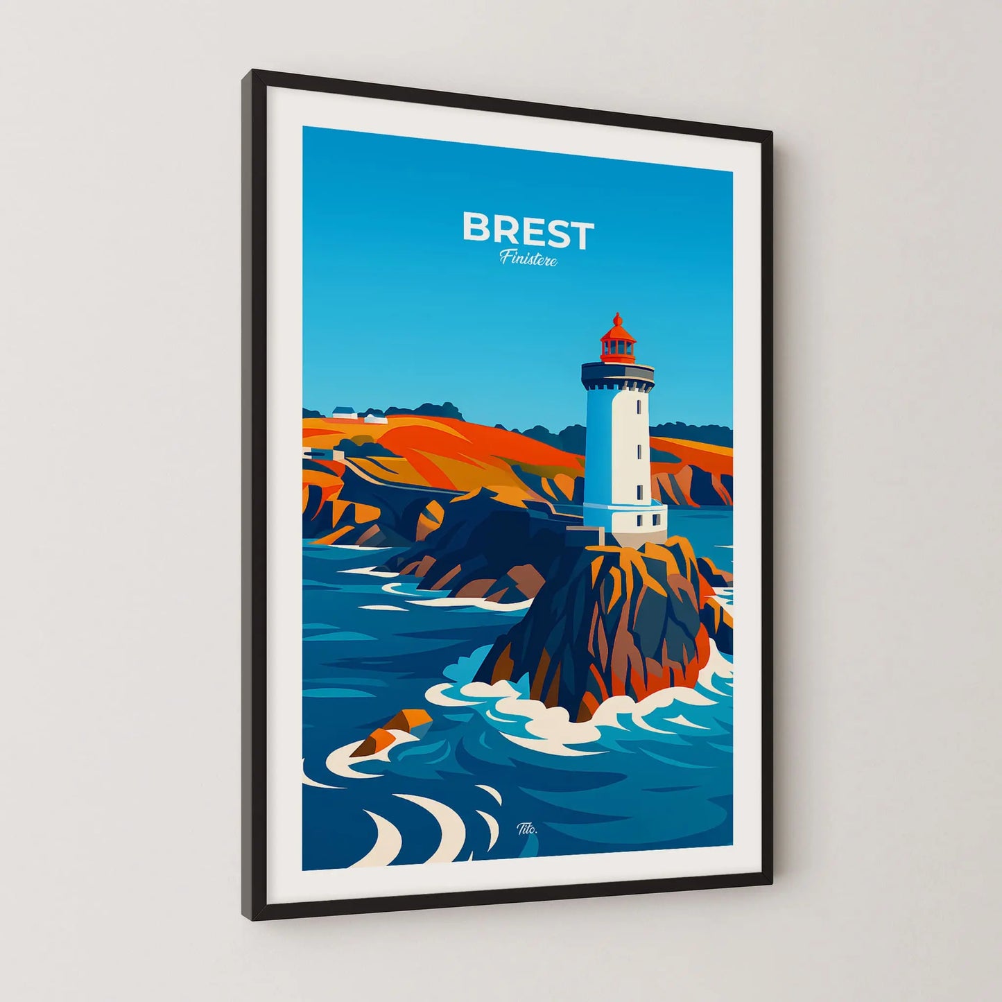 Affiche Brest