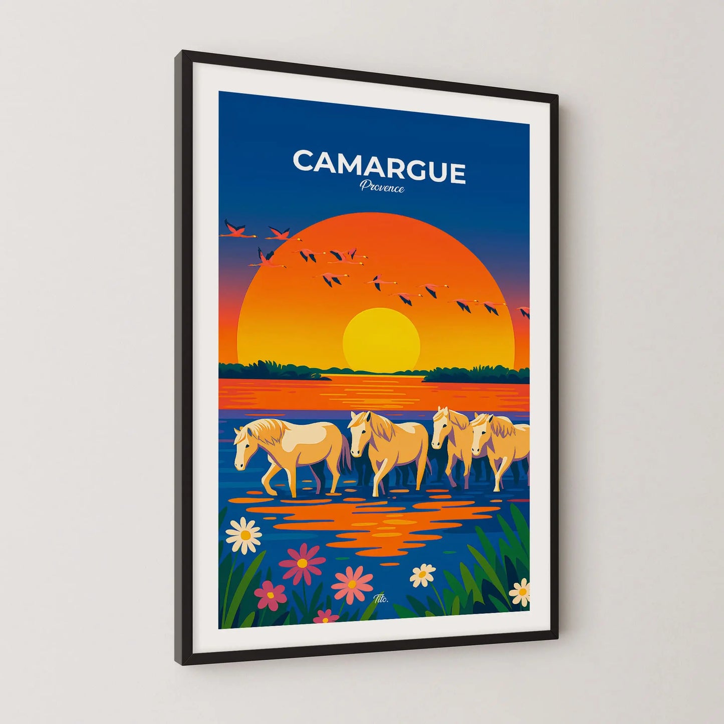 Affiche Camargue