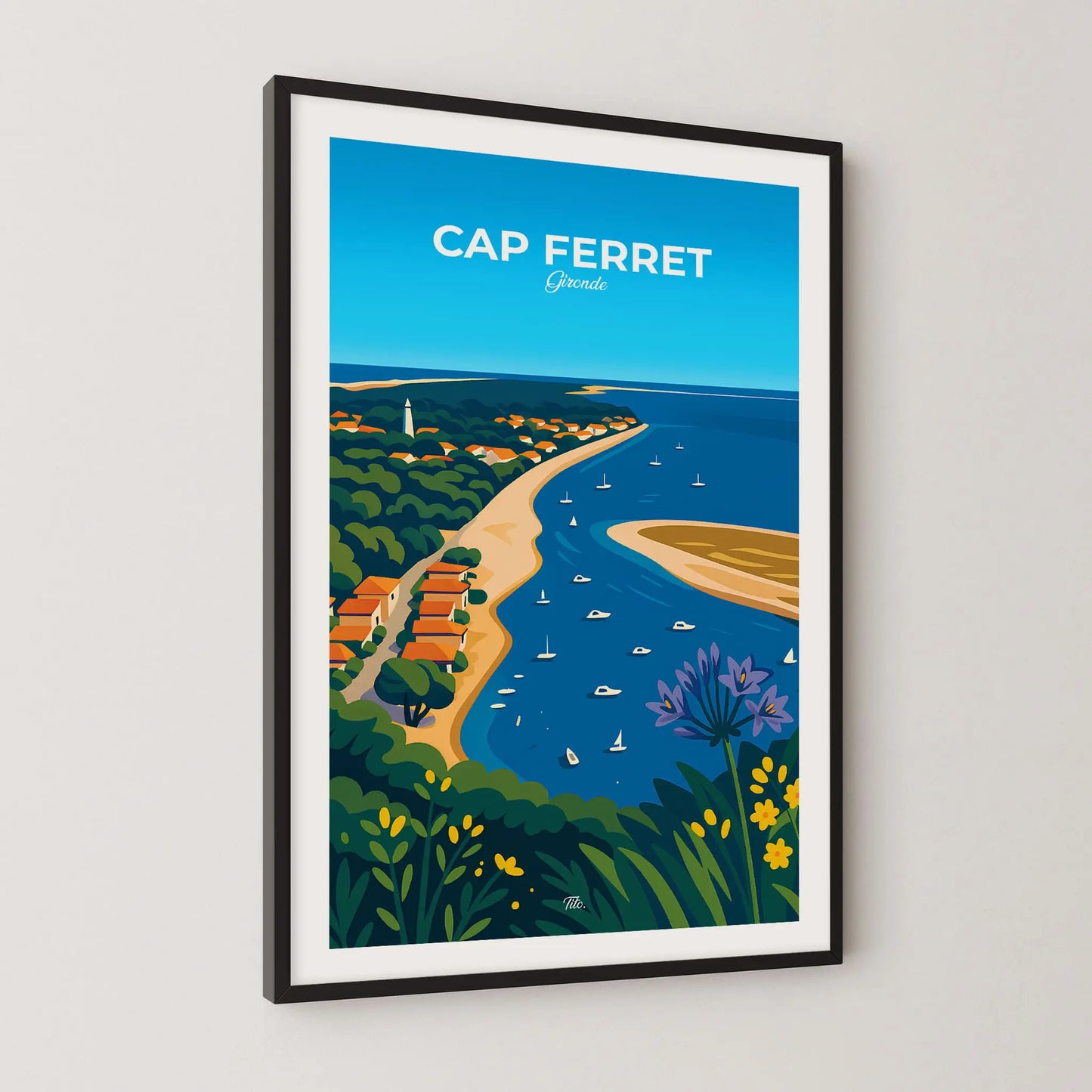 Affiche Cap Ferret