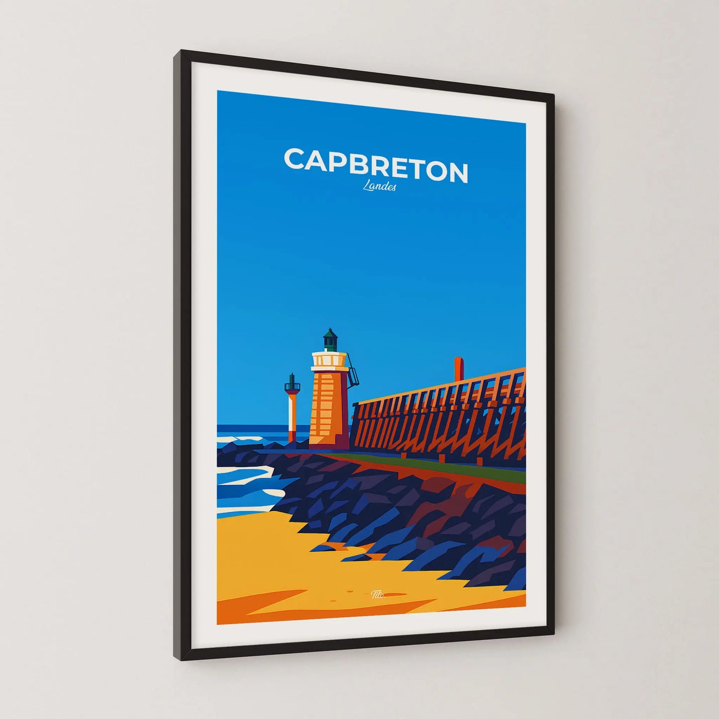 Affiche Capbreton