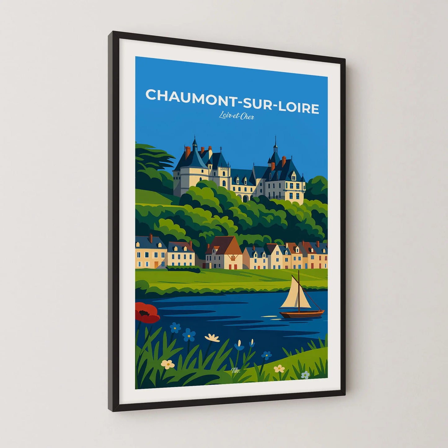 Affiche Chaumont-sur-Loire