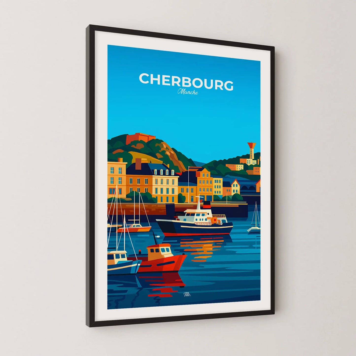 Affiche Cherbourg