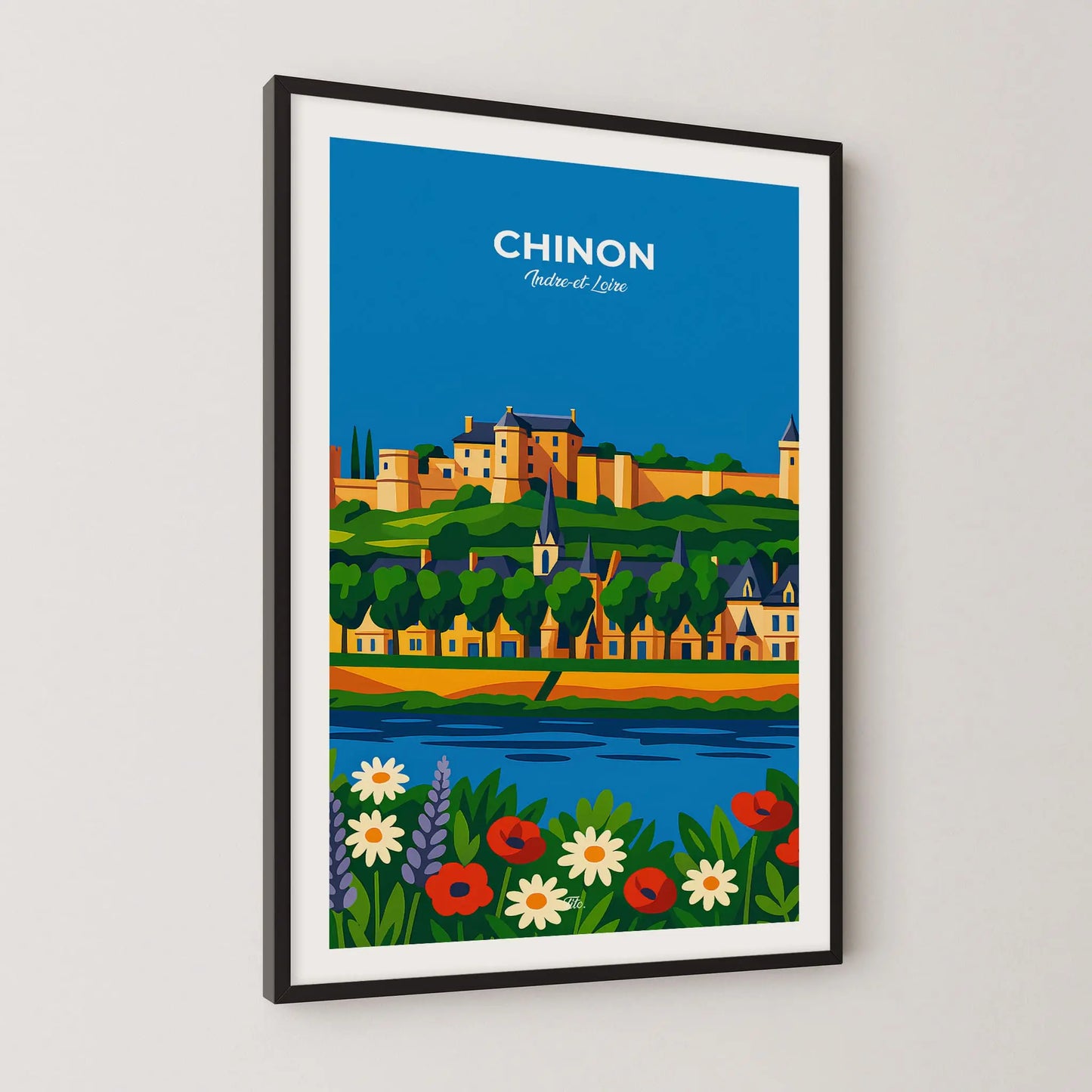 Affiche Chinon