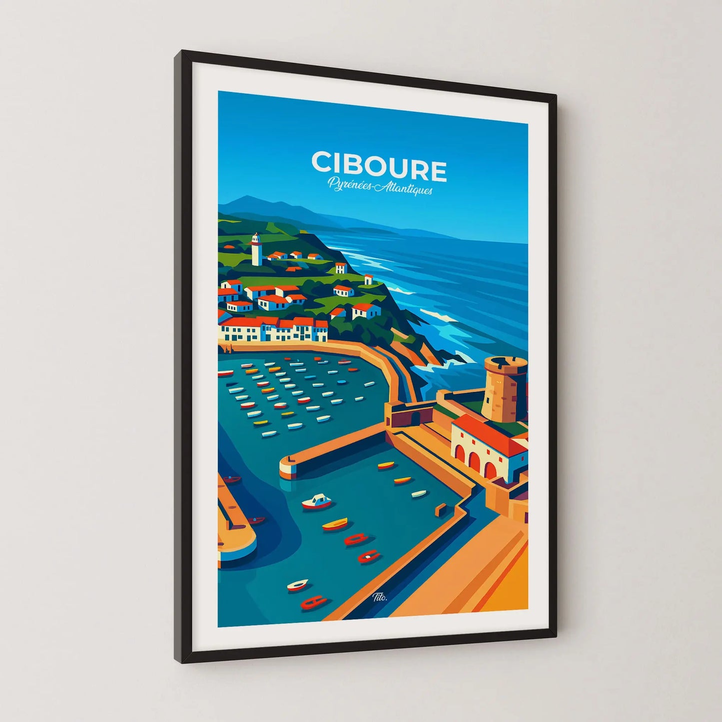 Affiche Ciboure