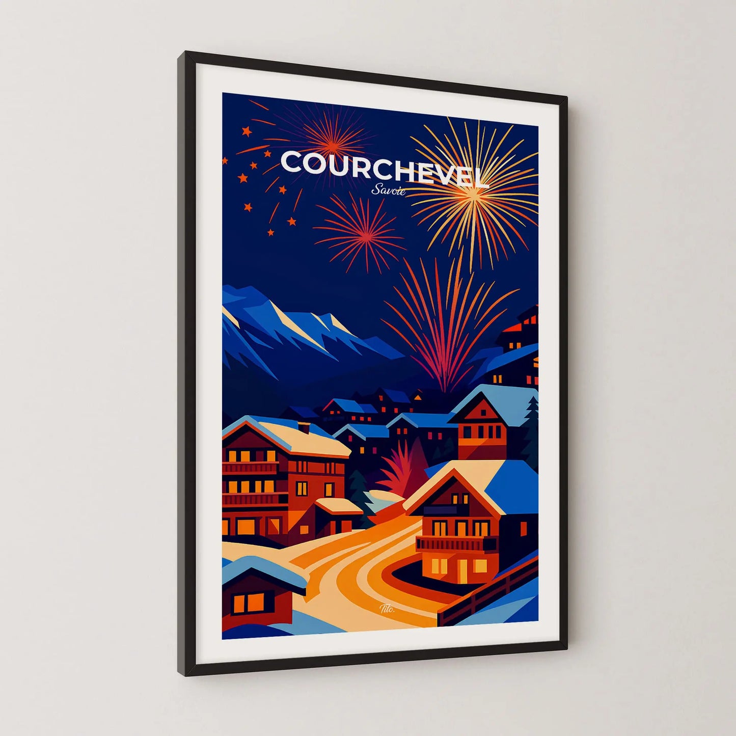 Affiche Courchevel