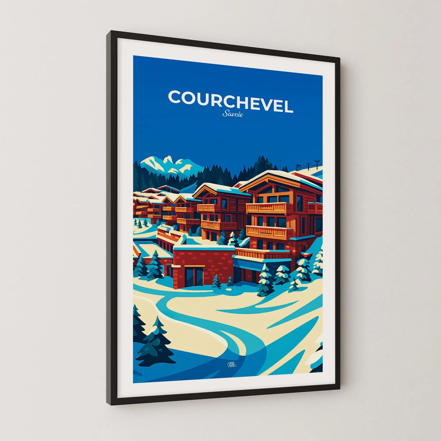 Affiche Courchevel