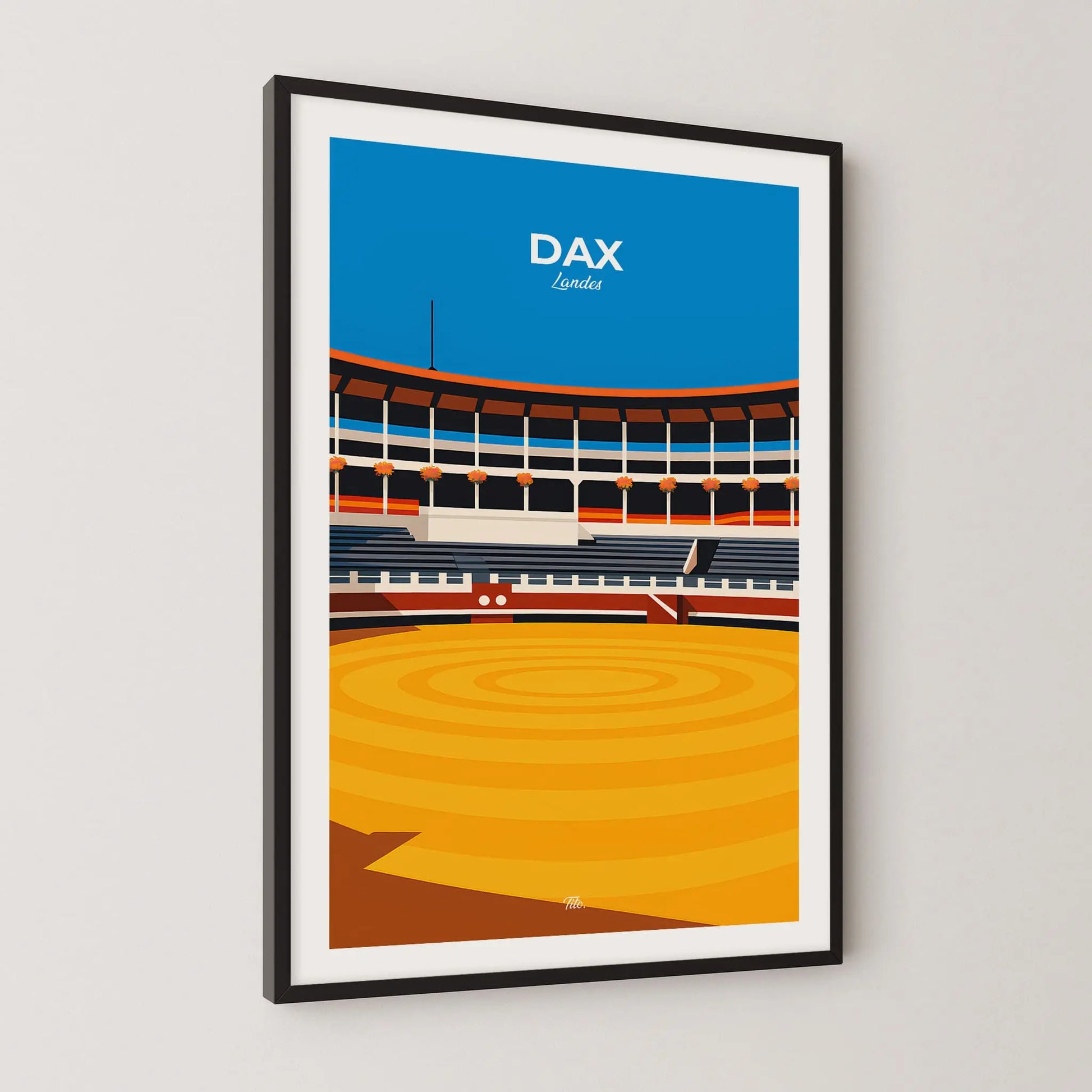 Affiche Dax - Poster vintage, impression artistique murale