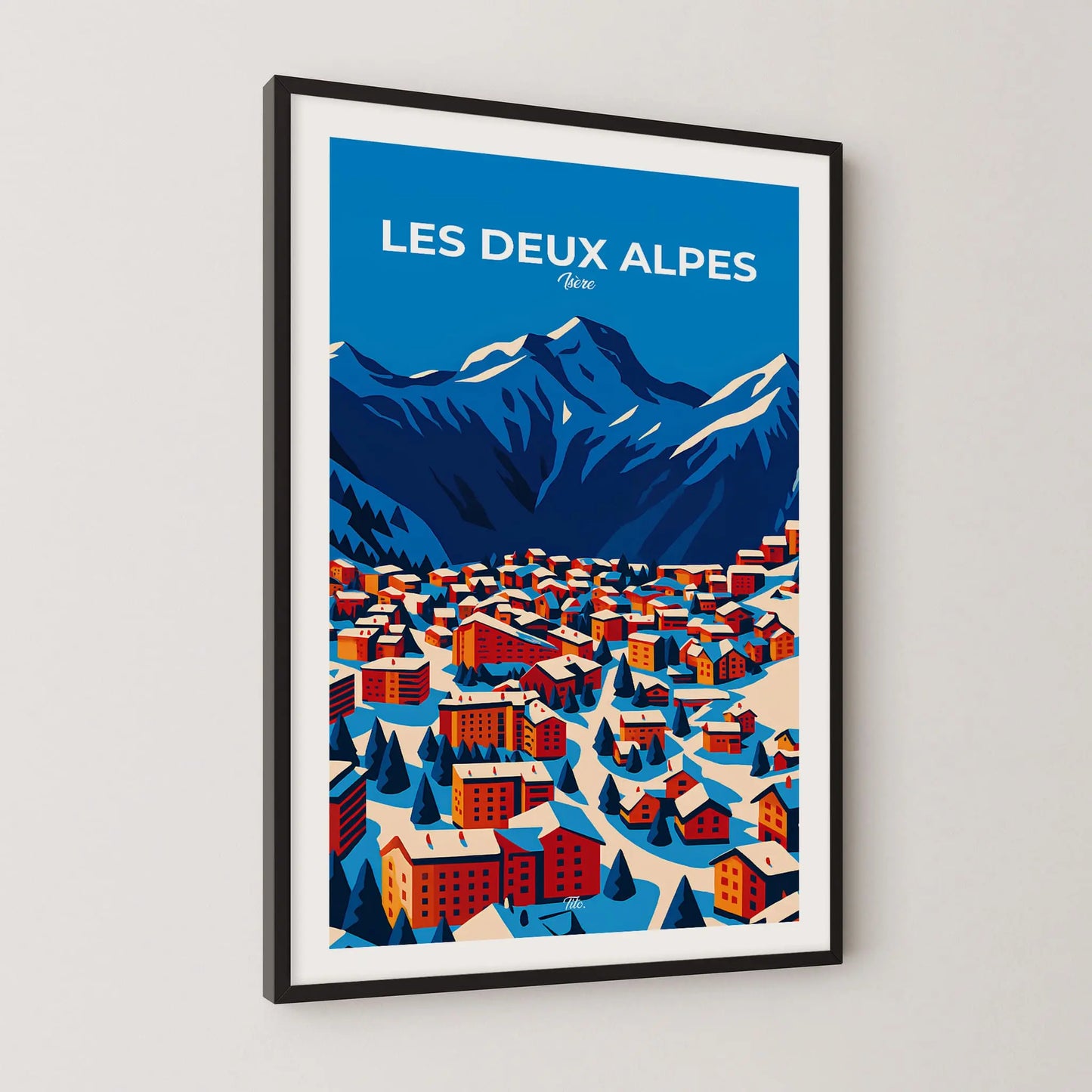 Affiche Les Deux Alpes
