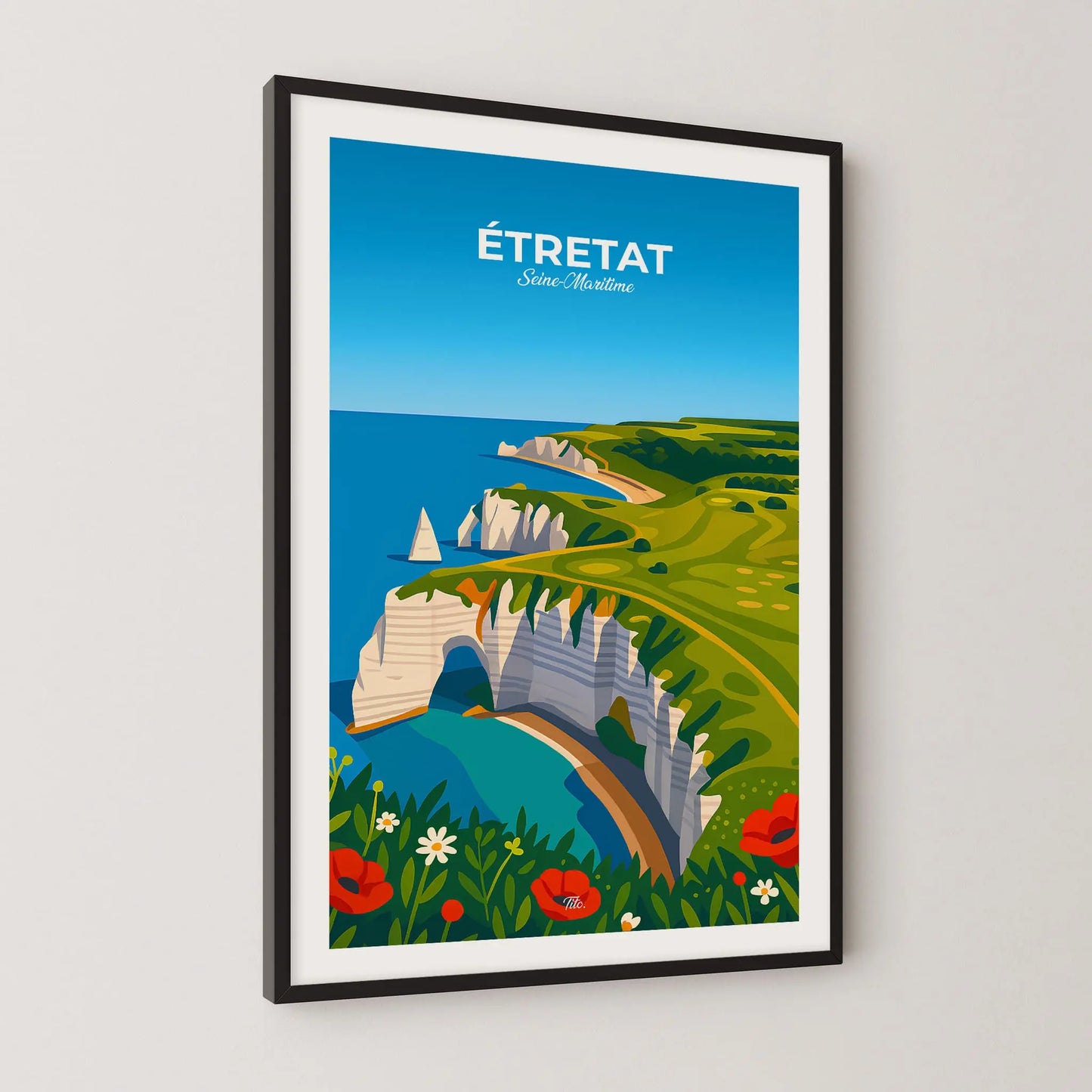 Affiche Étretat