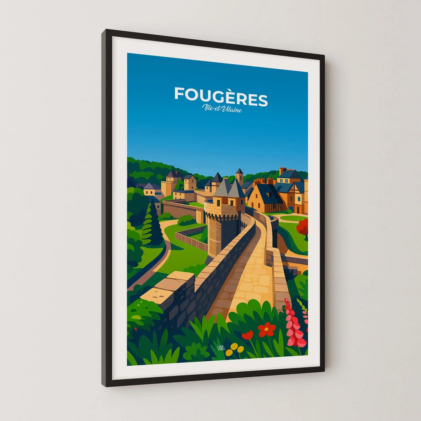 Affiche Fougères
