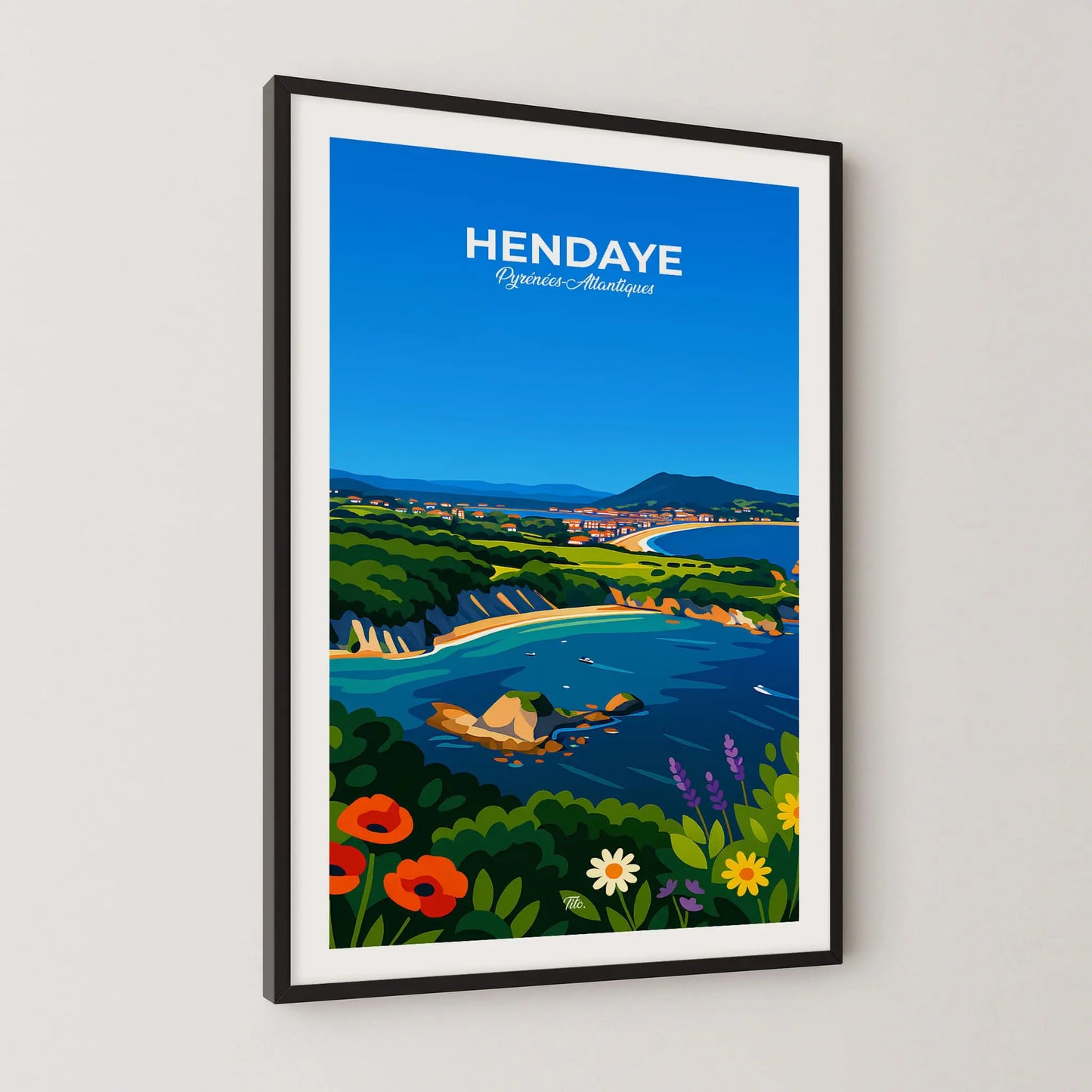 Affiche Hendaye