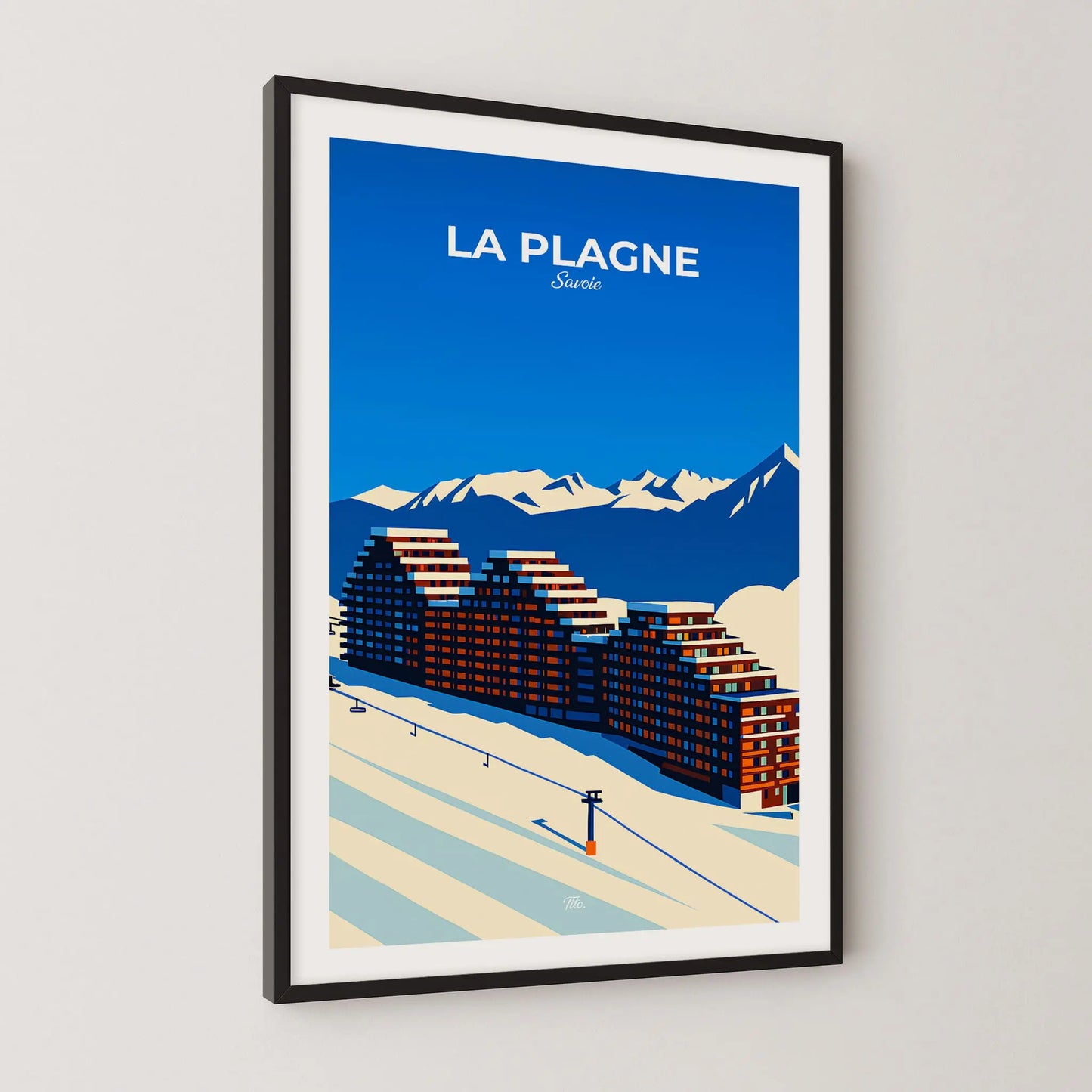 Affiche La Plagne