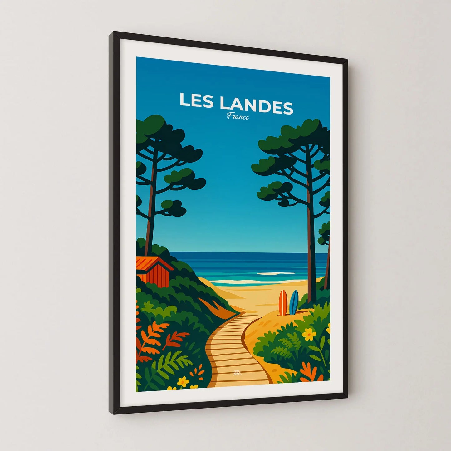 Affiche Landes