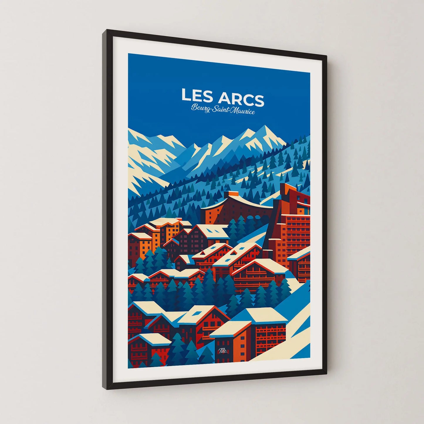 Affiche Les Arcs