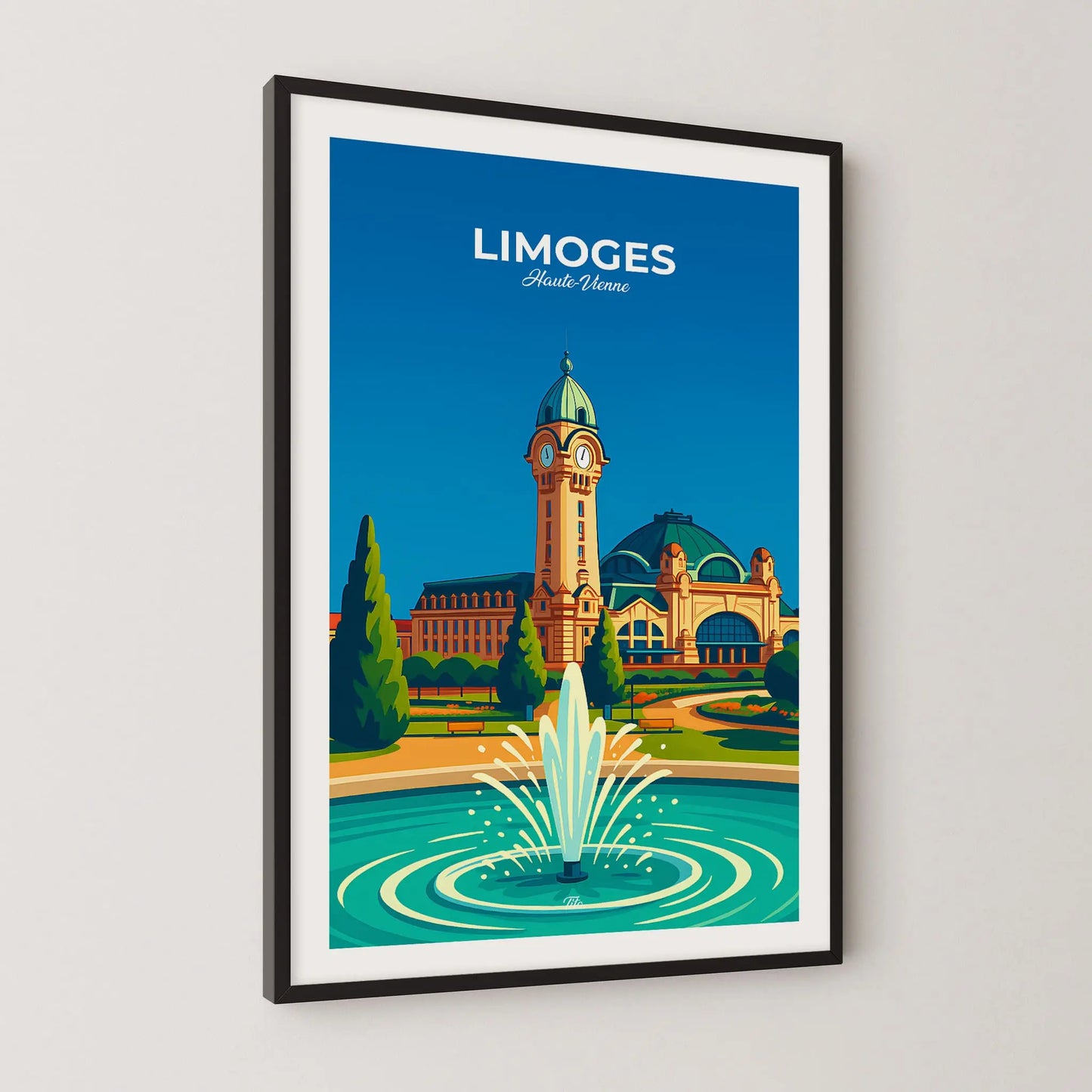Affiche Limoges