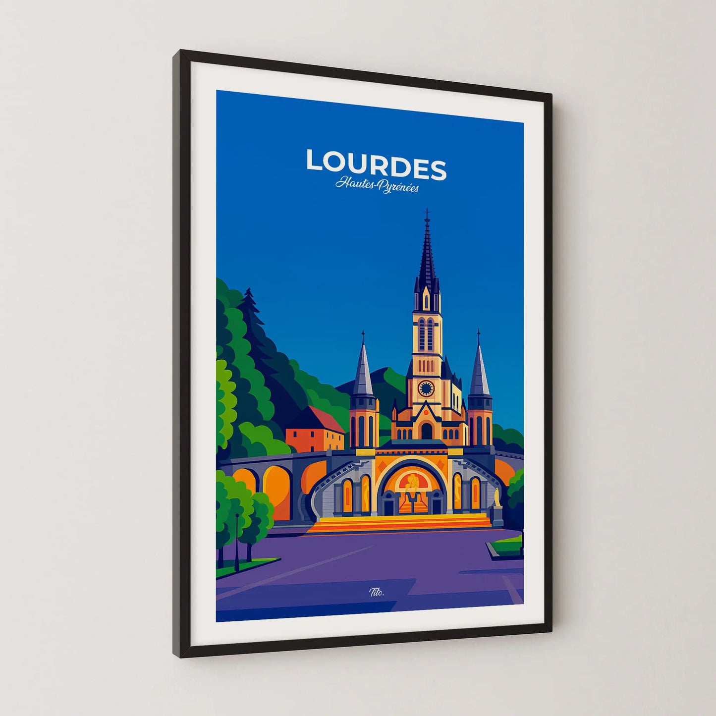 Affiche Lourdes