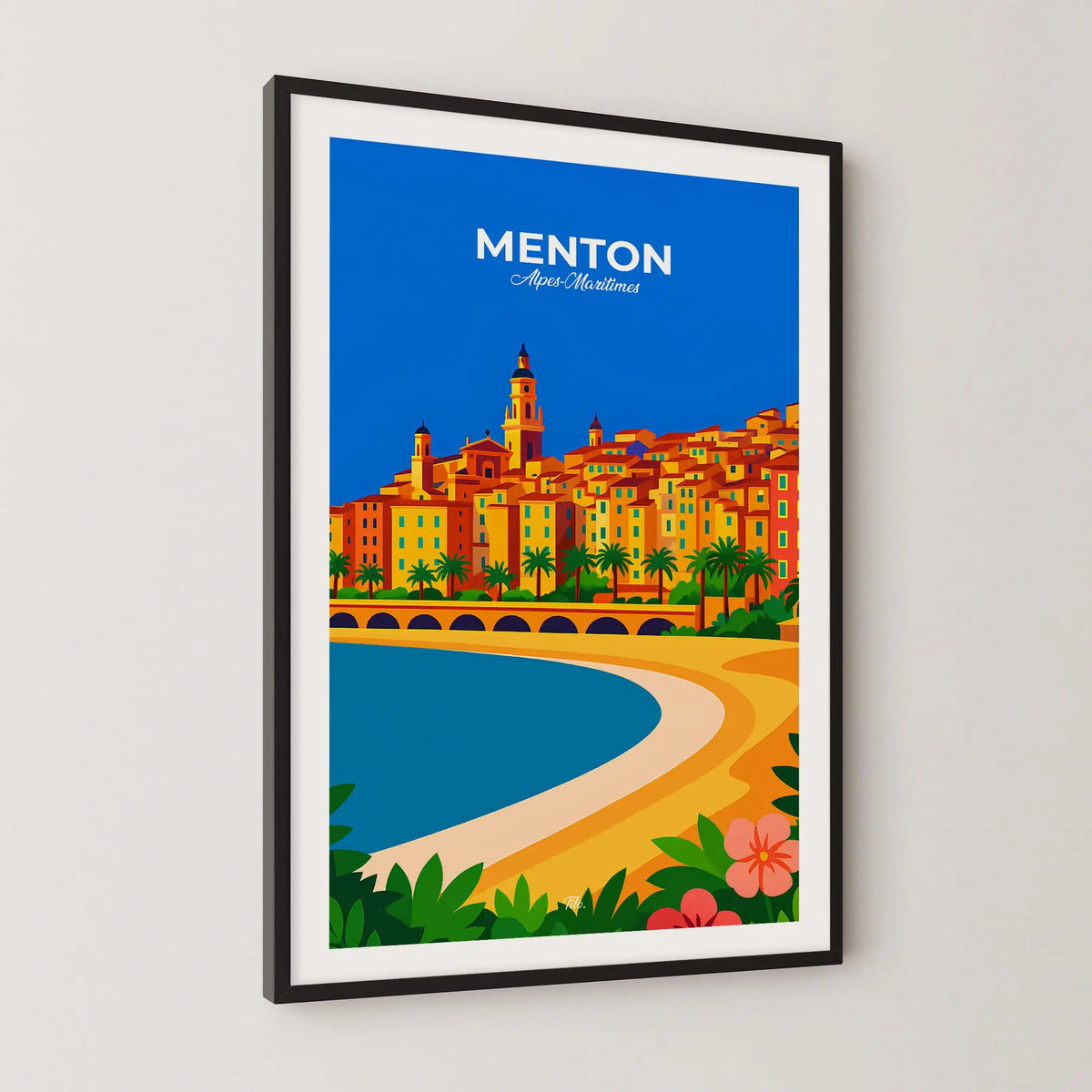Affiche Menton · Poster Vintage Premium · Made in France · Tito – Tito ...