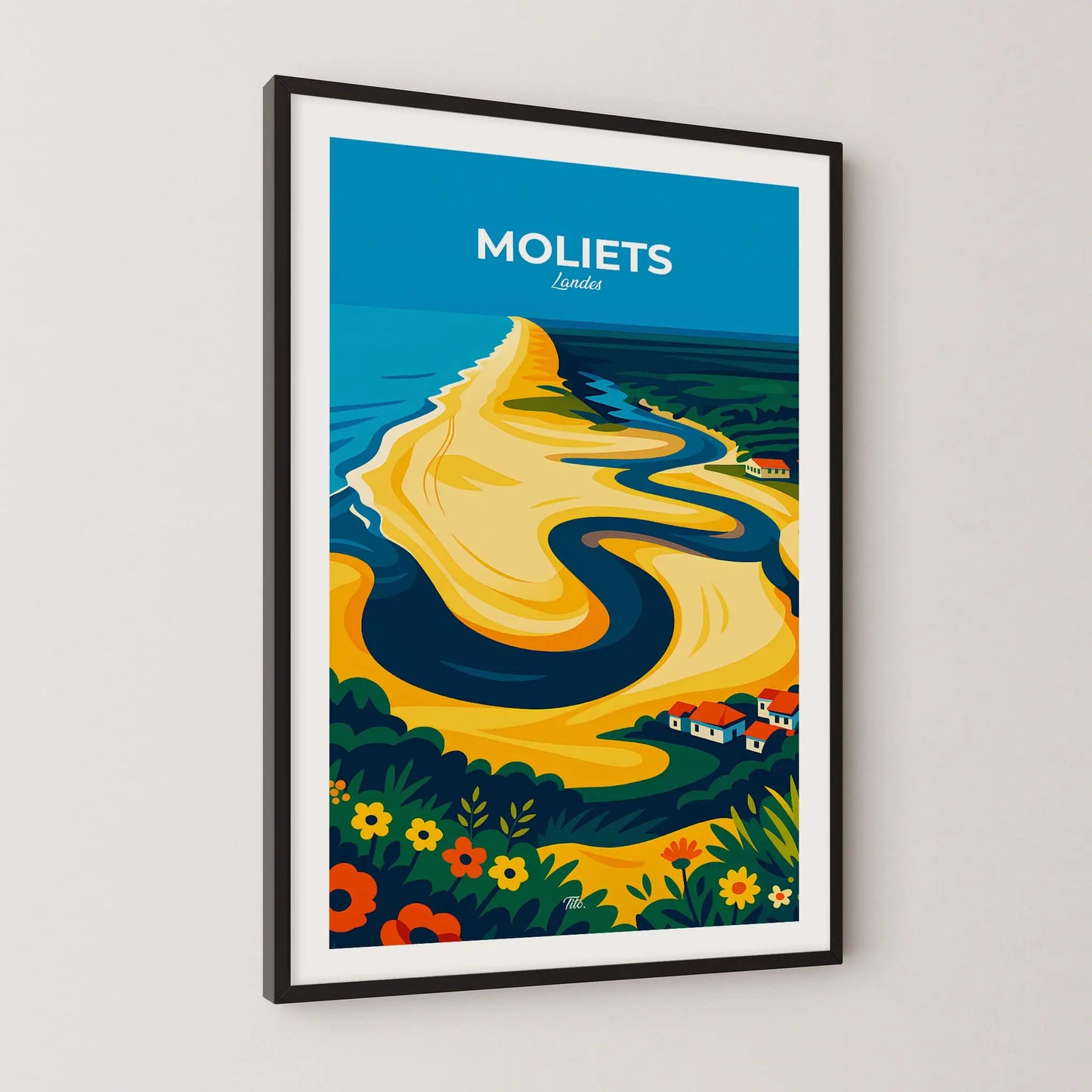 Affiche Moliets