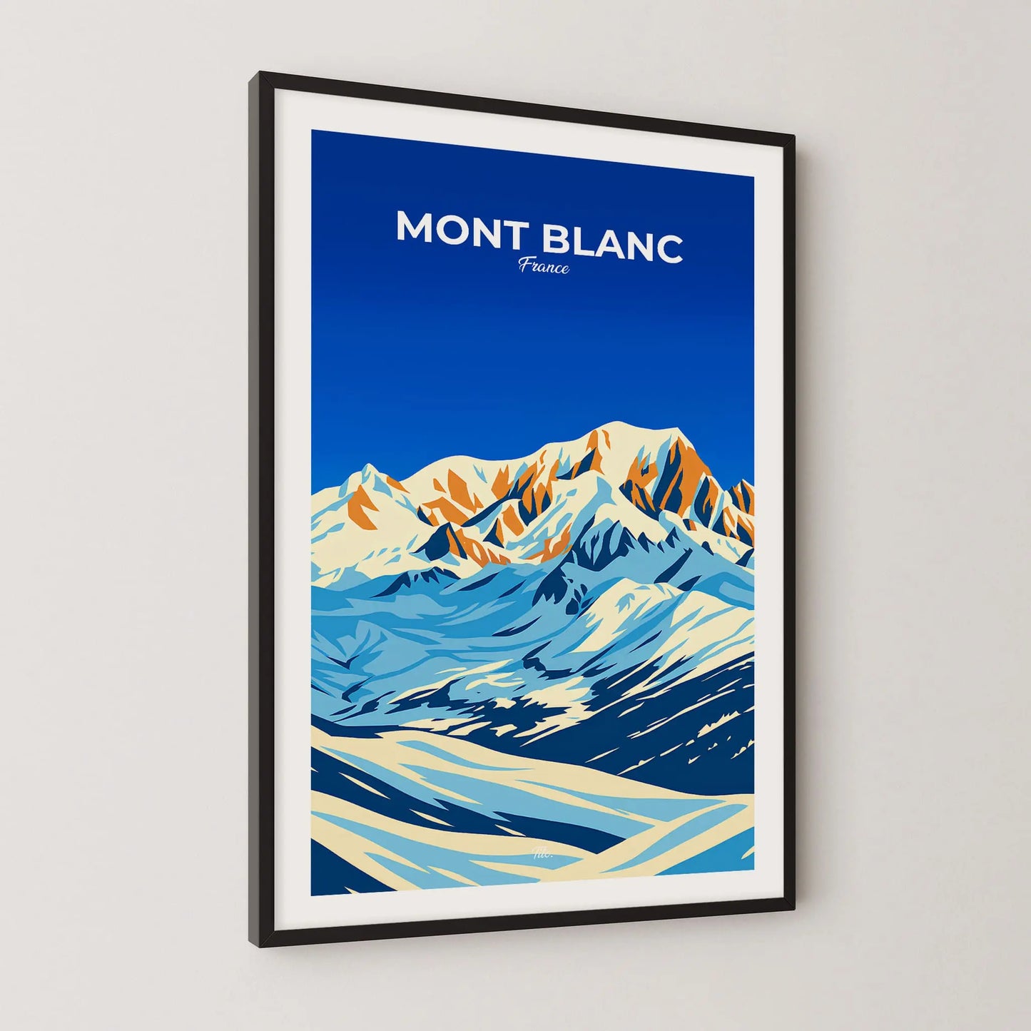 Affiche Mont Blanc