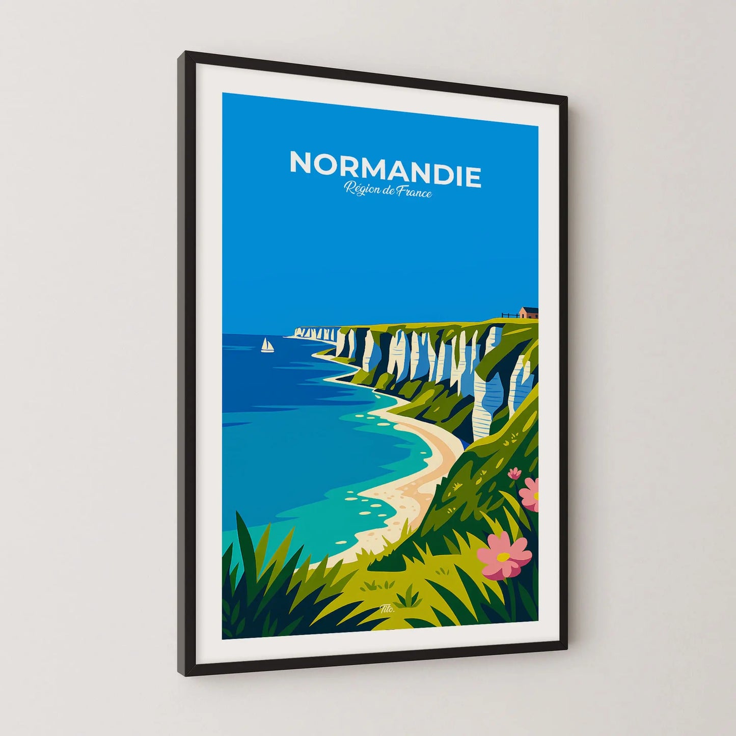 Affiche Normandie