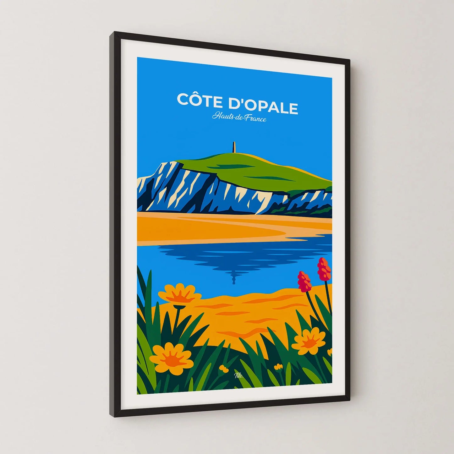 Affiche Côte d'Opale