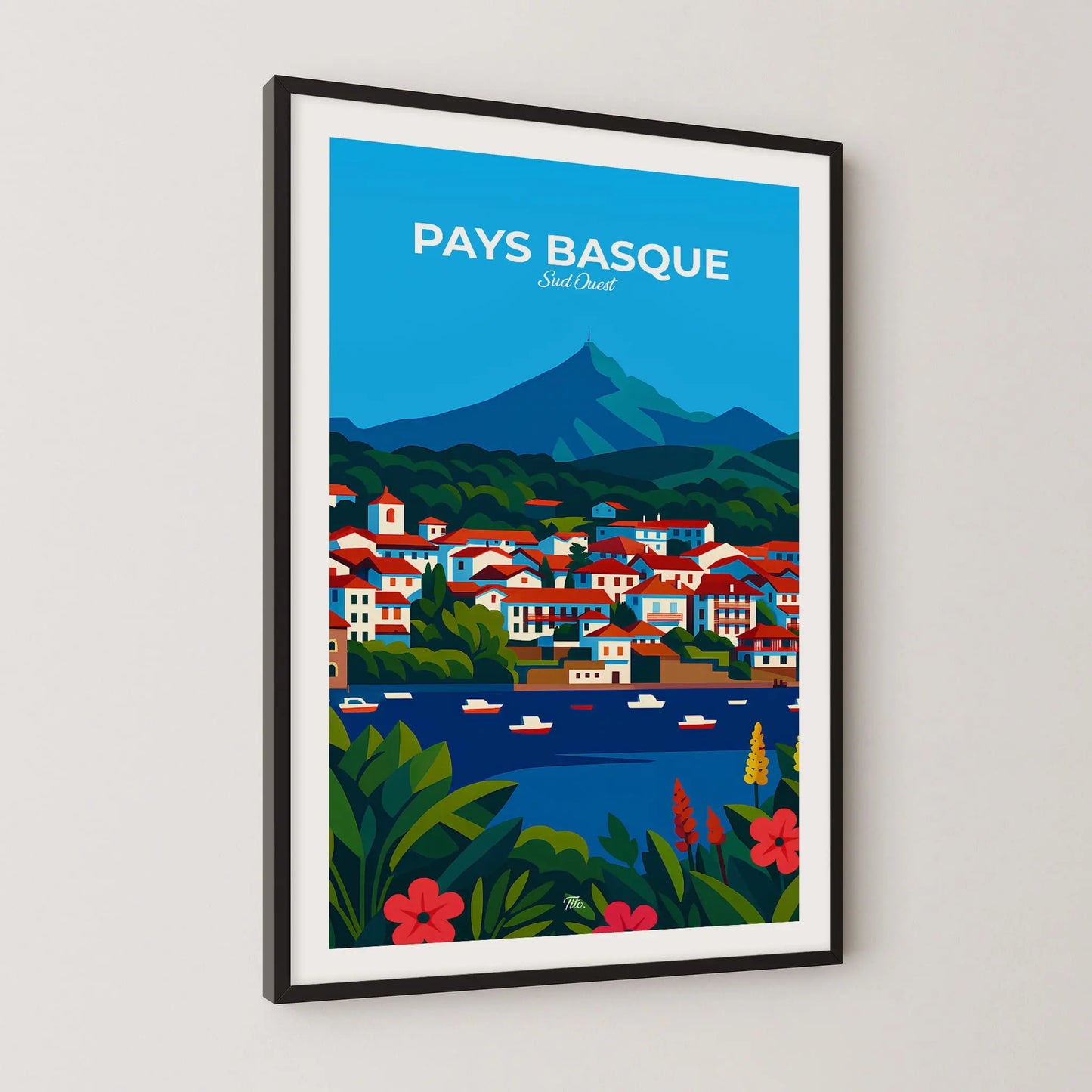 Affiche Pays Basque